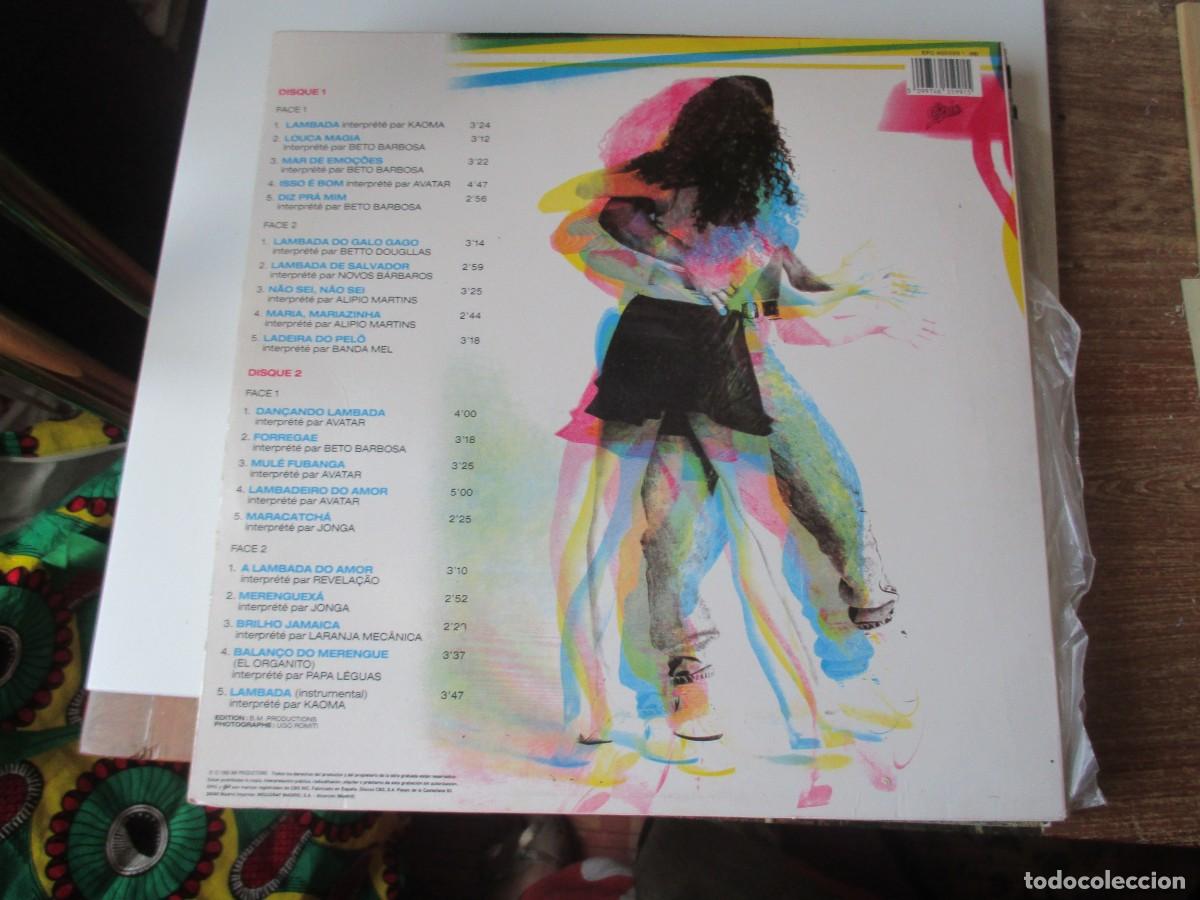 Discos de vinilo: VV.AA. LAMBADA ( LP Doble ) Z398 - Foto 2