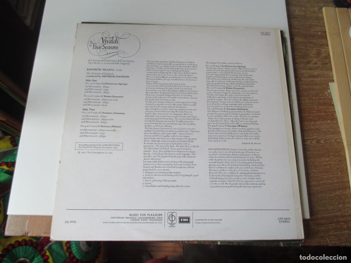 Discos de vinilo: VIVALDI The four seasons Z403 - Foto 2