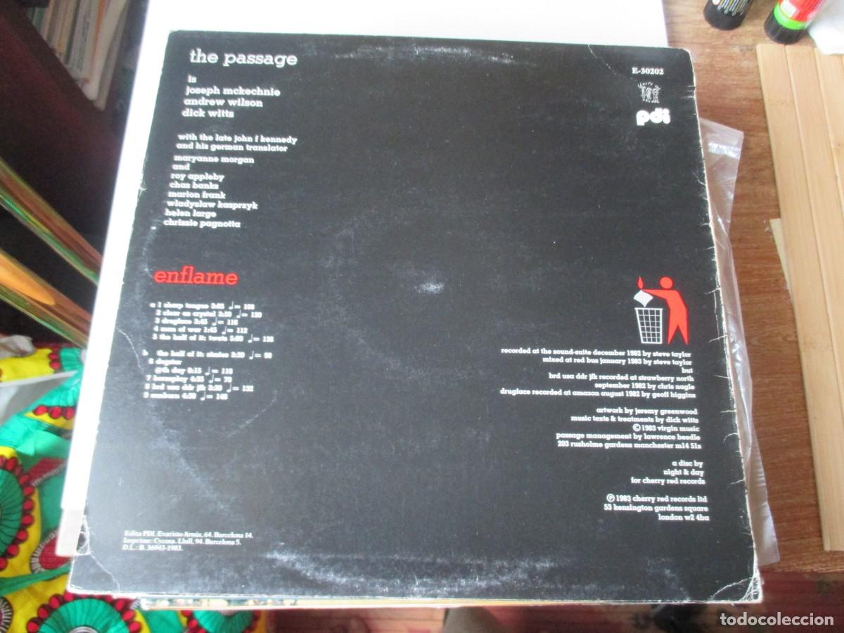 Discos de vinilo: THE PASSAGE Enflame Z416 - Foto 2