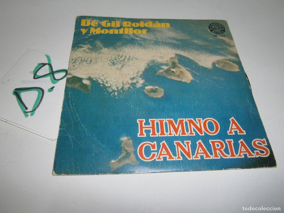 Discos de vinilo: ANTIGUO SINGLES - HIMNO A CANARIAS - Foto 1