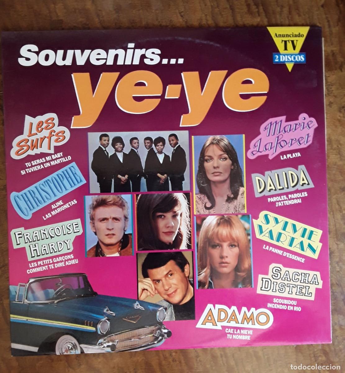 Discos de vinilo: SOUVENIRS YE-YE ( DIVUKSA-PERFIL 1991 LP 33371) DOBLE DISCO VINILO LP 33rpm.
