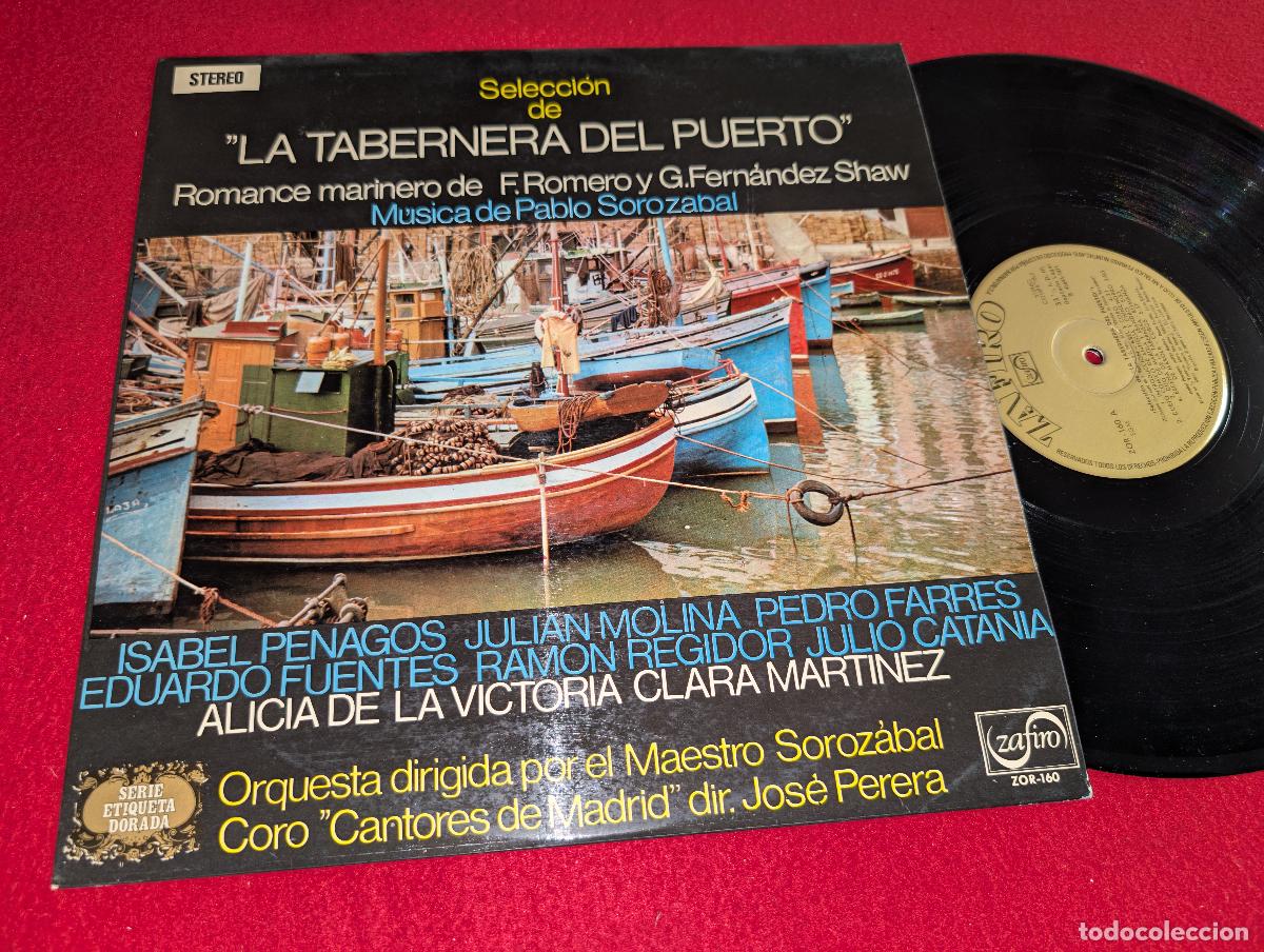 Discos de vinil: MADRID dir Perera TABERNERA PUERTO Penagos+Molina+Farres+Funetes+Alicia Victoria++ LP 1971 Zafiro