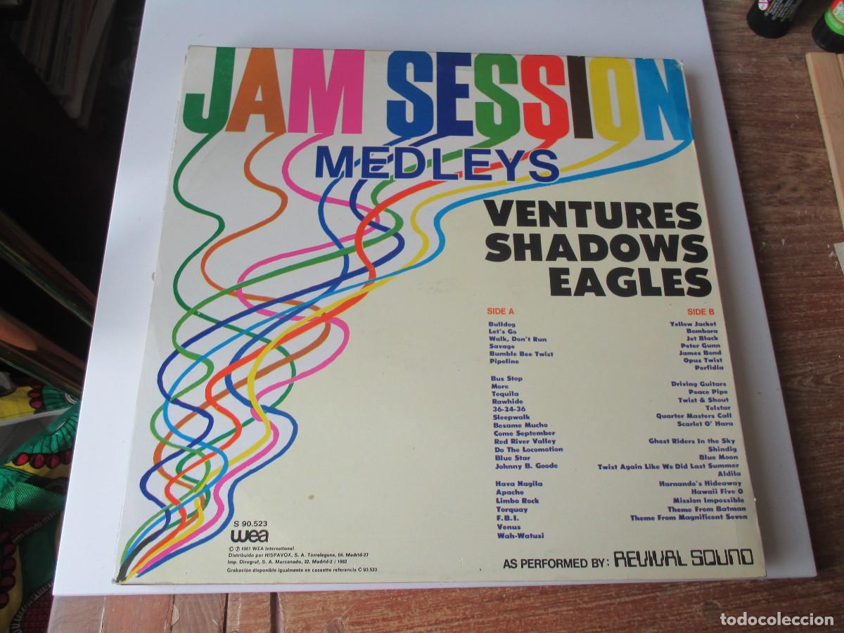 Discos de vinilo: JAM SESSION MEDLEYS Ventures shadows Eagles Z437 - Foto 2