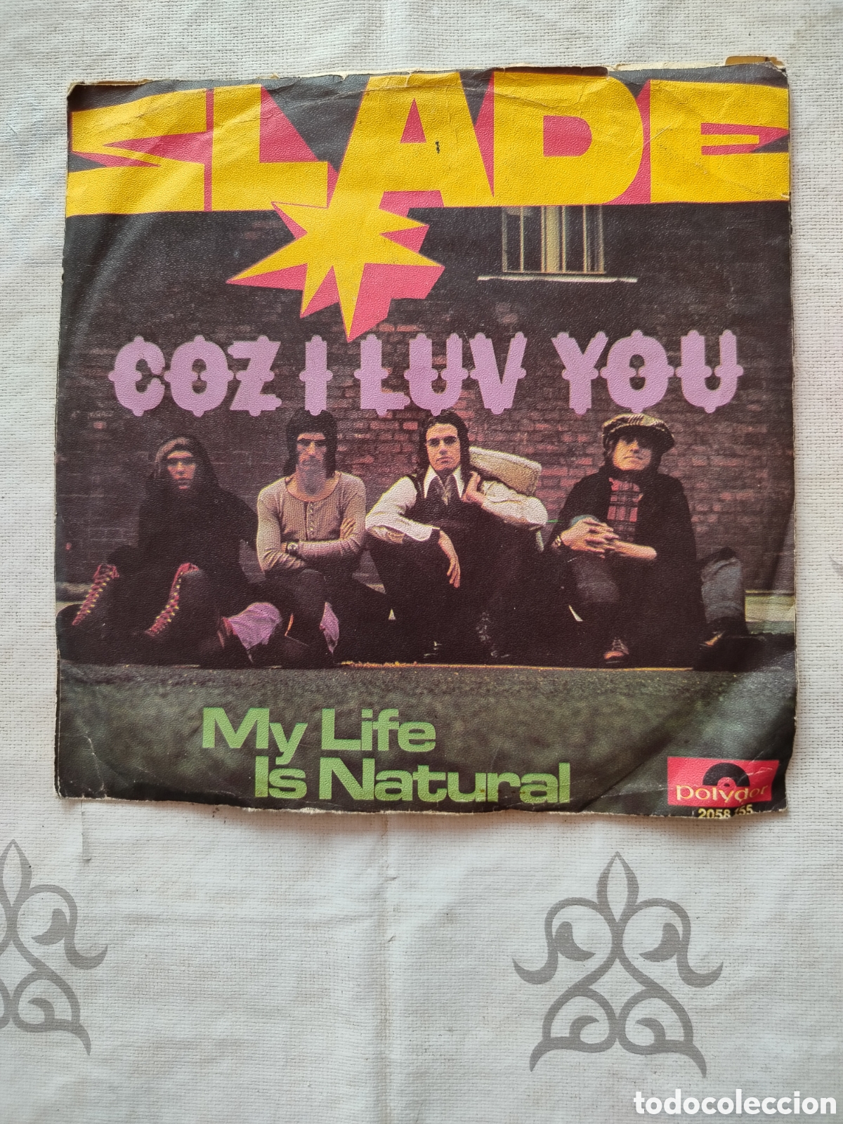 Discos de vinilo: Slade Single Coz I Luv You - Foto 1