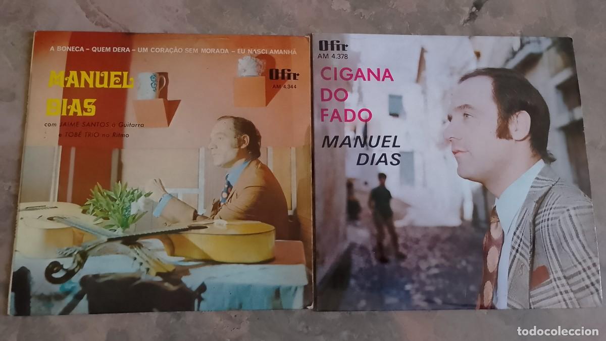 Discos de vinilo: Manuel Dias - 2 EP&acute;S Fados - Foto 1