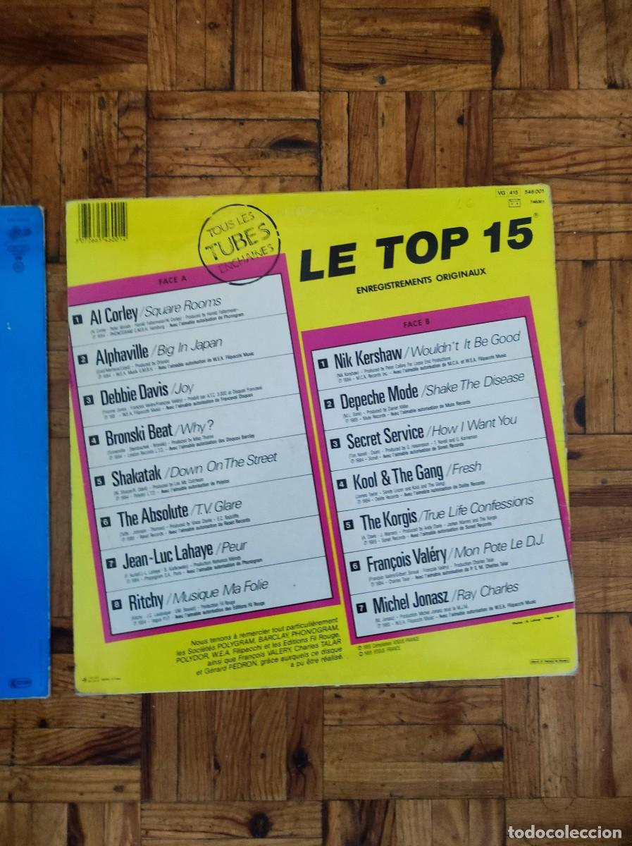 Discos de vinilo: 2lps compil 80s - Le Top 15 - La M&eacute;ga Boum De LEt&eacute; - Foto 5