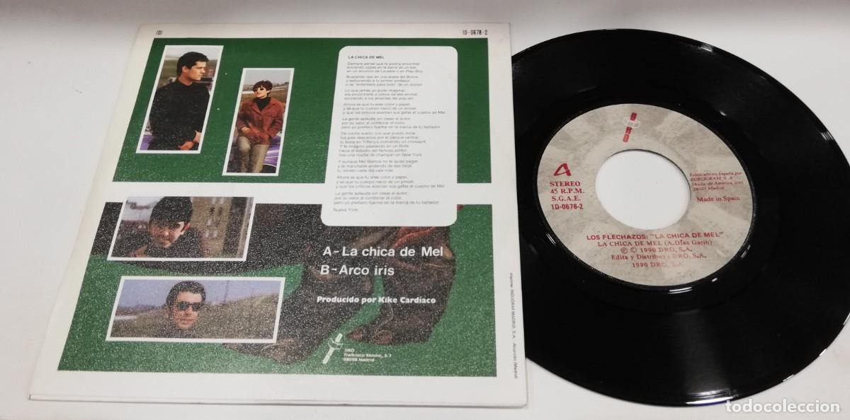 Discos de vinilo: MOSTRADOR 2-Los Flechazos - La Chica De Mel (7&rdquo;, Single) - Foto 2