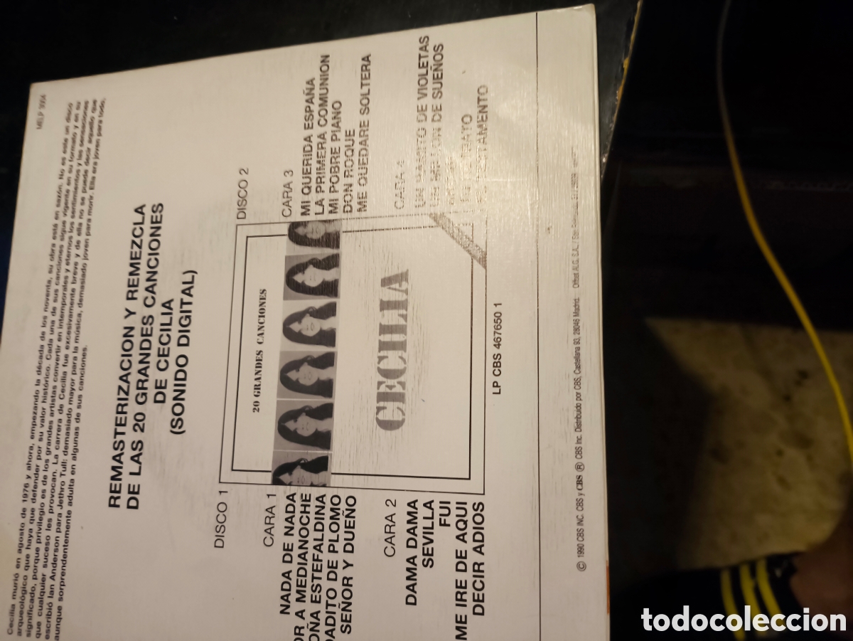 Discos de vinilo: Cecilia. Nada de nada C.n.25 - Foto 2