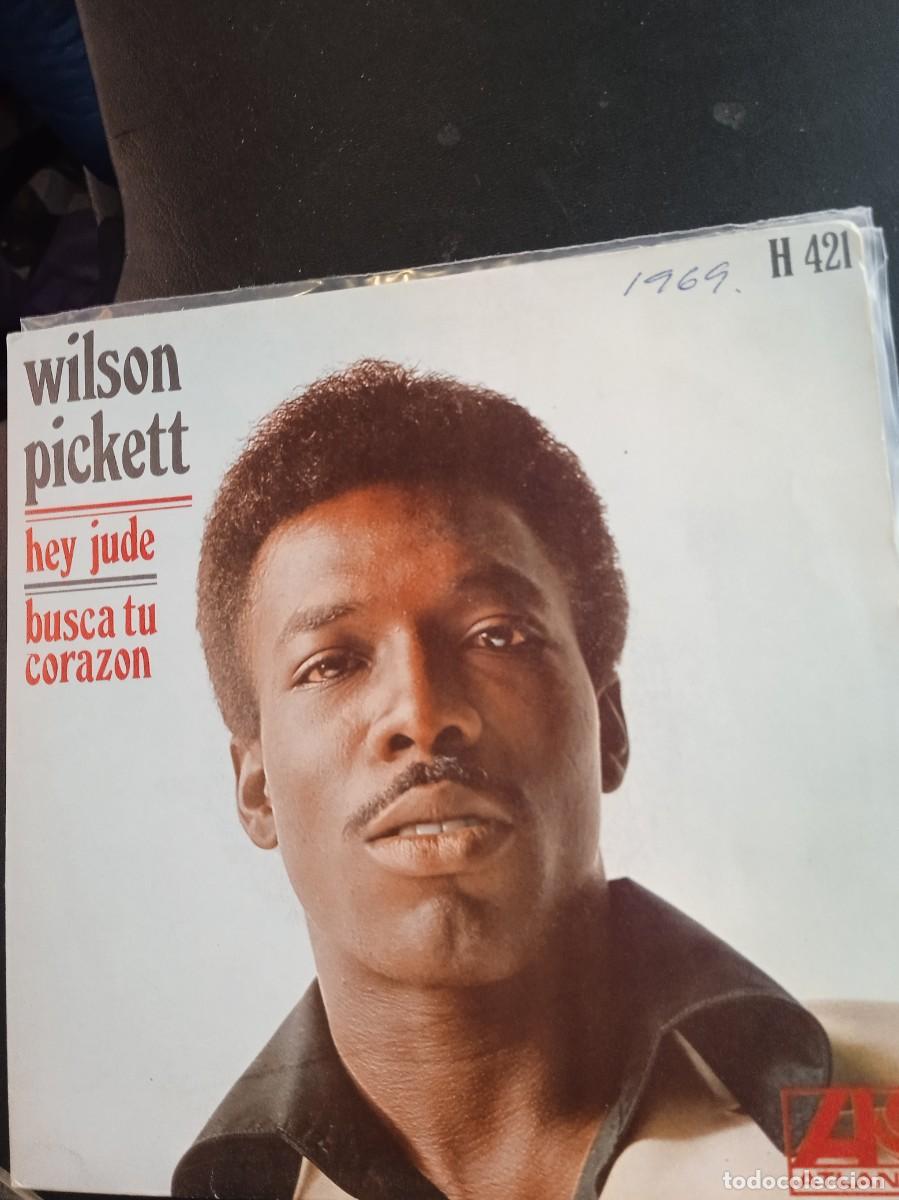 Discos de vinilo: WILSON PICKETT- HEY JUDE. SINGLE - Foto 1