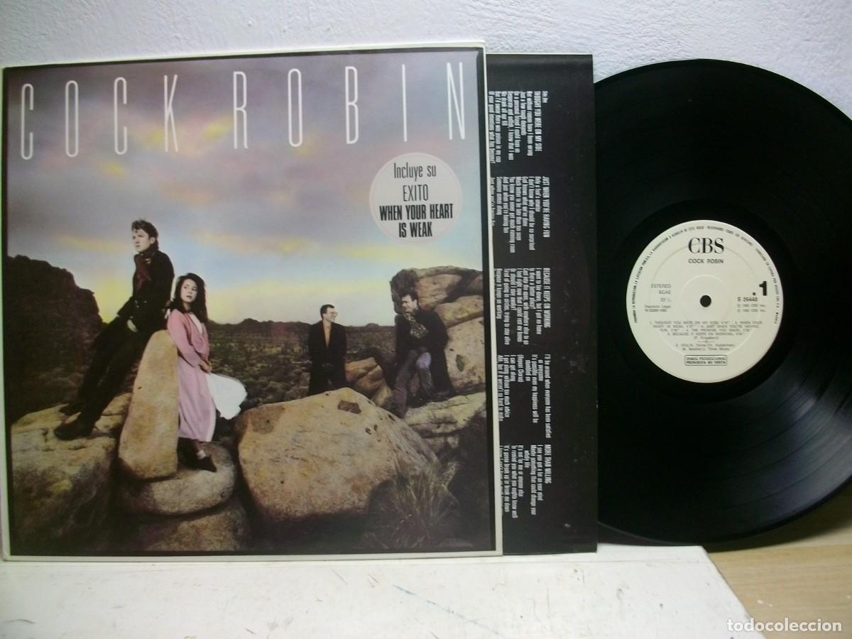 Discos de vinilo: Cock Robin - Cock Robin LP 1985 - Foto 1
