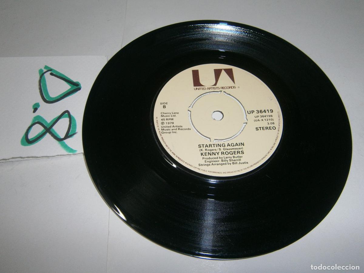 Discos de vinilo: ANTIGUO SINGLES VINILO - KENNY ROGERS - Foto 1