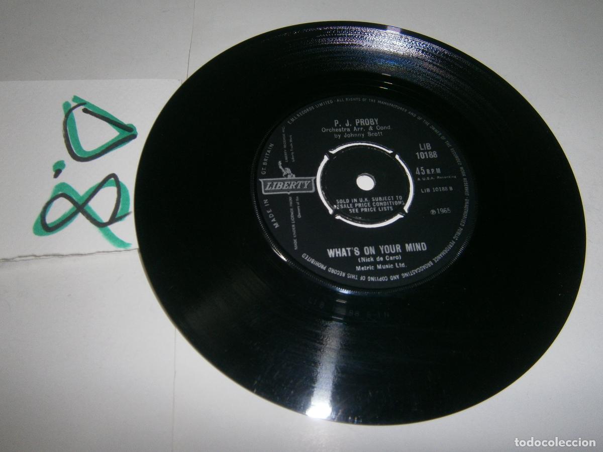 Discos de vinilo: ANTIGUO SINGLES VINILO - P.J. PROBY - Foto 1