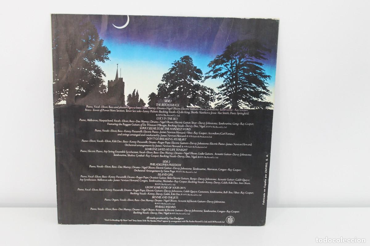 Discos de vinilo: INSERT DEL LP ELTON JOHN GREATEST HITS VOL II SOLO INSERT - Foto 2