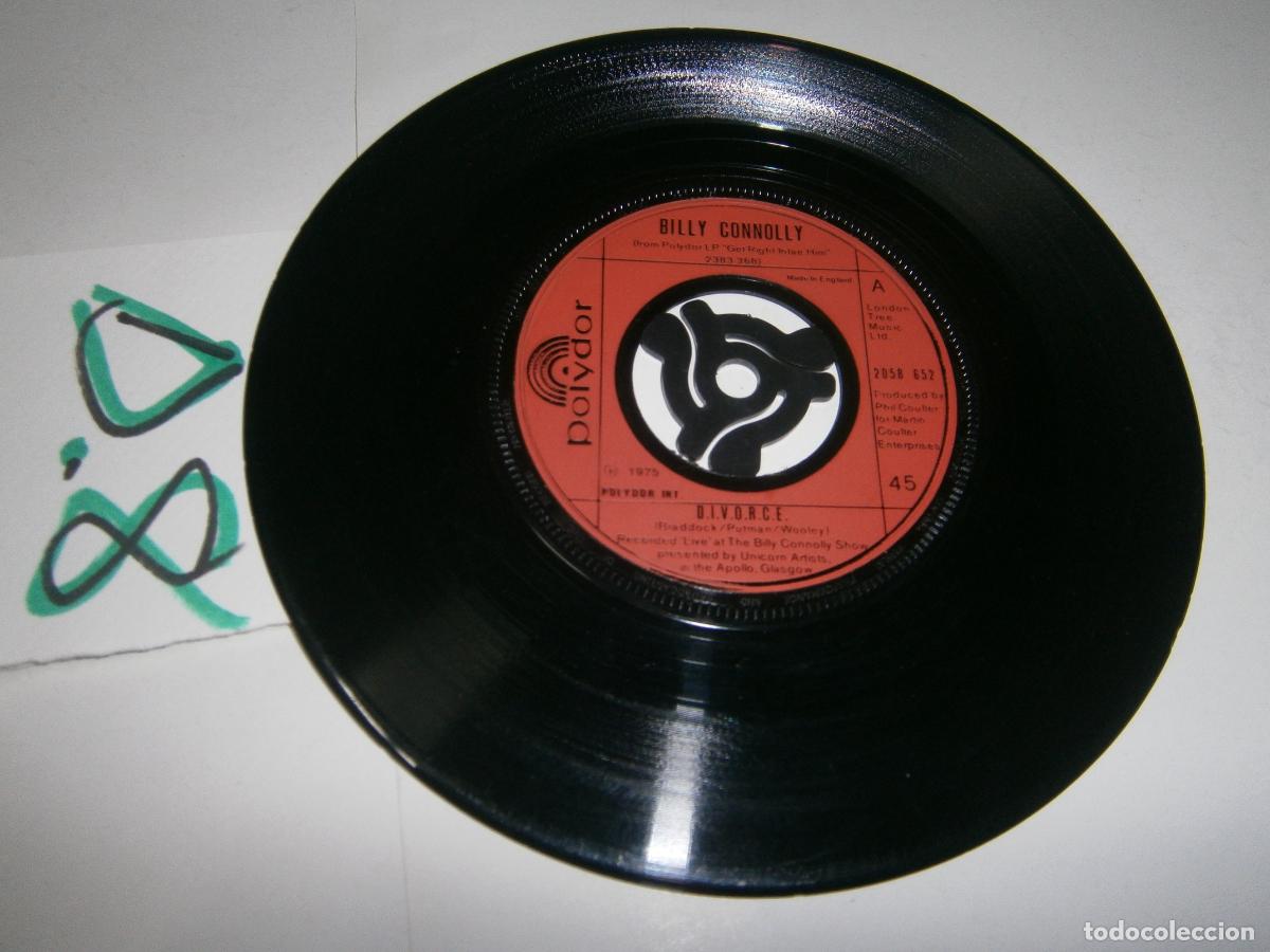 Discos de vinilo: ANTIGUO SINGLES VINILO - BILLY CONNOLLY - Foto 2