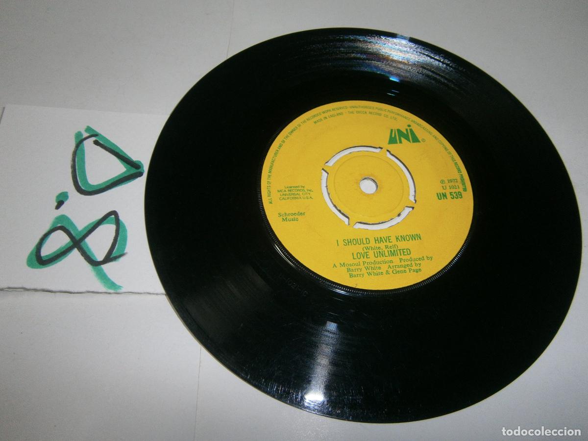 Vinyl-Schallplatten: ANTIGUO SINGLES VINILO - LOVE UNLIMITED