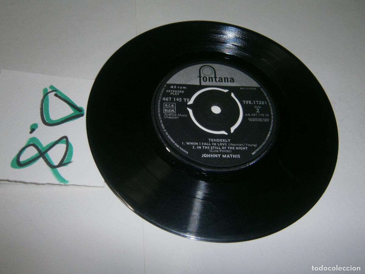 Discos de vinilo: ANTIGUO SINGLES VINILO - JOHNNY MATHIS - Foto 1