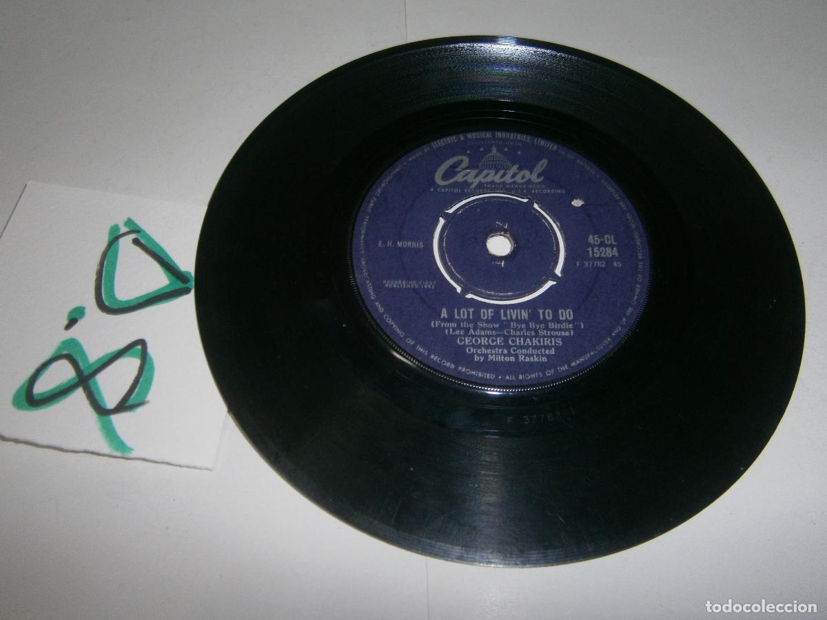 Discos de vinilo: ANTIGUO SINGLES VINILO - GEORGE CHAKIRIS - Foto 1