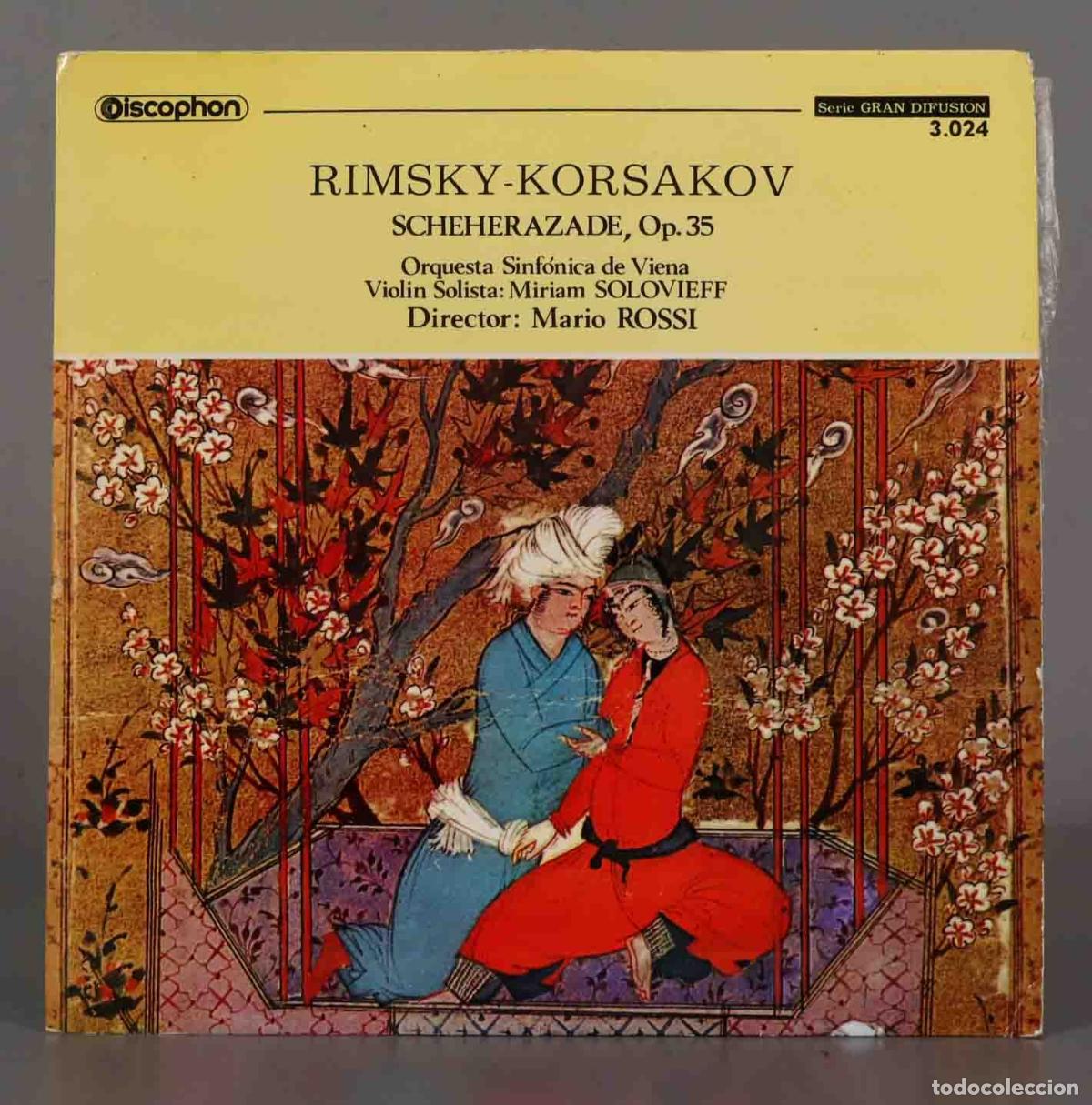 Dischi in vinile: LP. Solovieff, Orchester Der Wiener Staatsoper, Mario Rossi &lrm;&ndash; Scheherazade,Op.35. Rimsky-Korsakov
