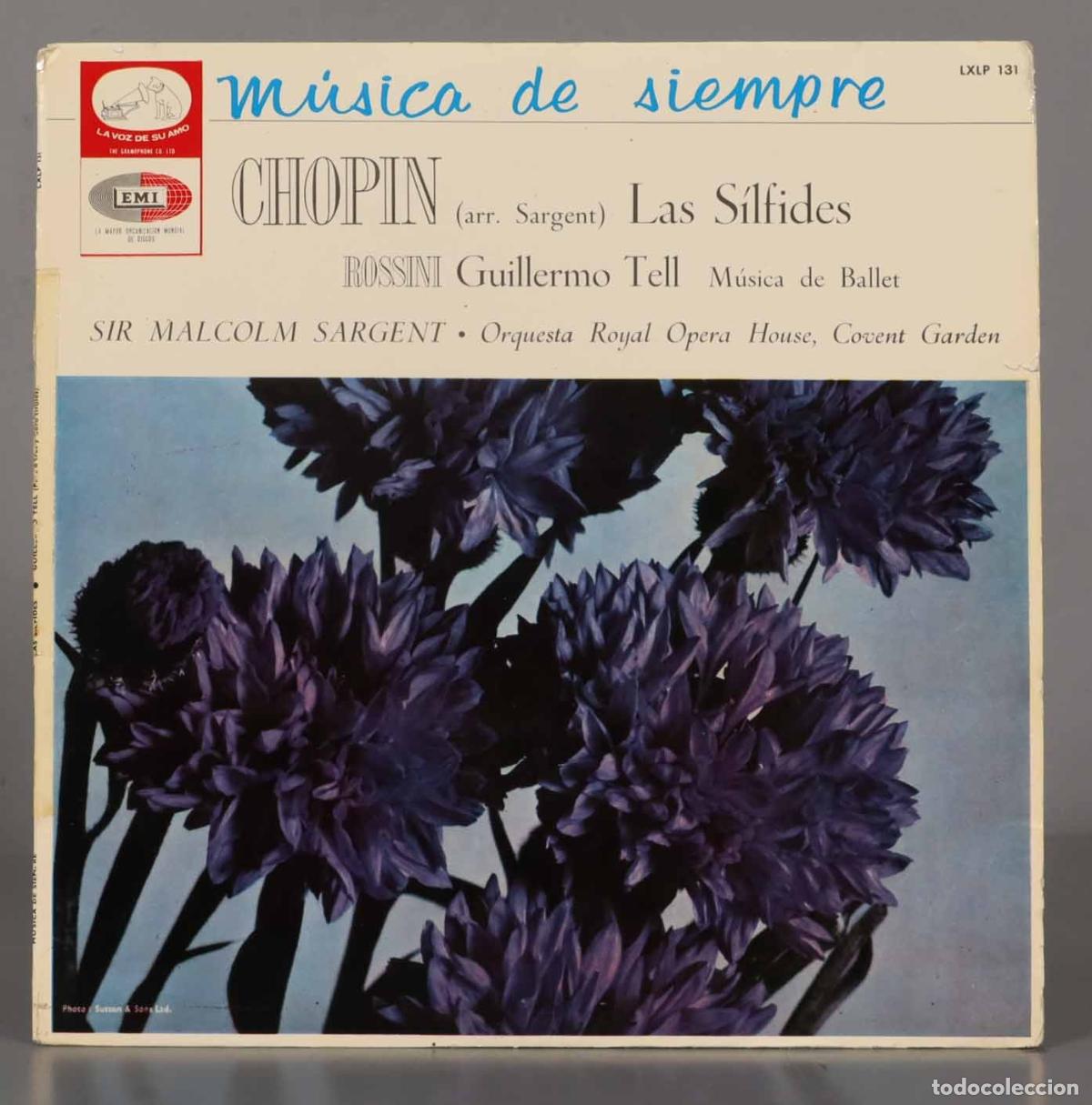 Vinyl records: LP. Garden &ndash; Las S&iacute;lfides / Guillermo Tell (M&uacute;sica De Ballet) CHOPIN ROSSINI