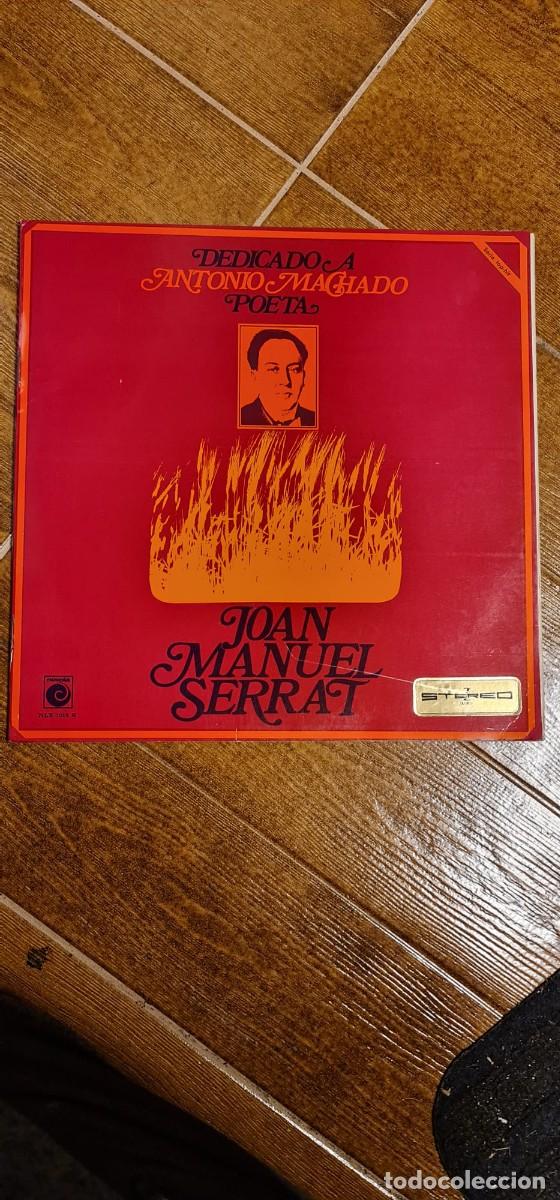 Discos de vinilo: Disco Joan Manuel Serrat dedicado a Machado - Foto 1