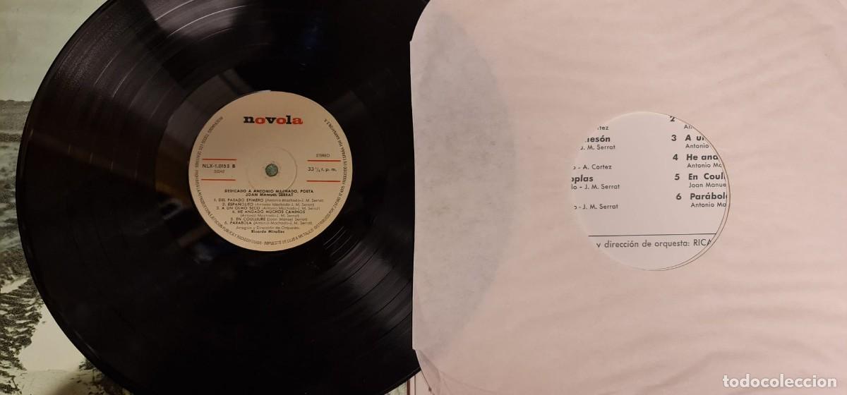 Discos de vinilo: Disco Joan Manuel Serrat dedicado a Machado - Foto 4