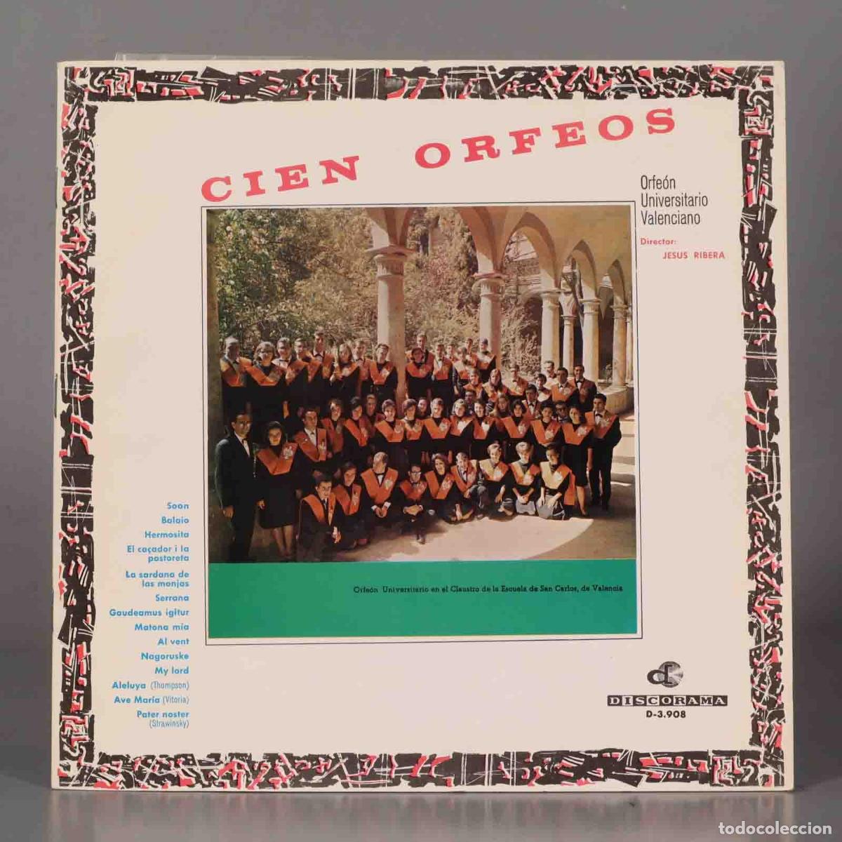 Discos de vinil: LP. Orfe&oacute;n Universitario Valenciano &ndash; Cien Orfeos