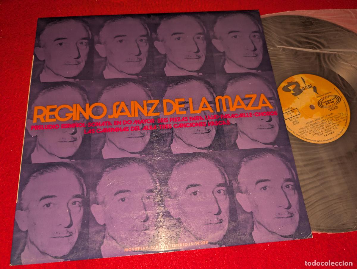 Discos de vinilo: REGINO SAINZ DE LA MAZA LP 1971 Barclay ESPA&Ntilde;A SPAIN