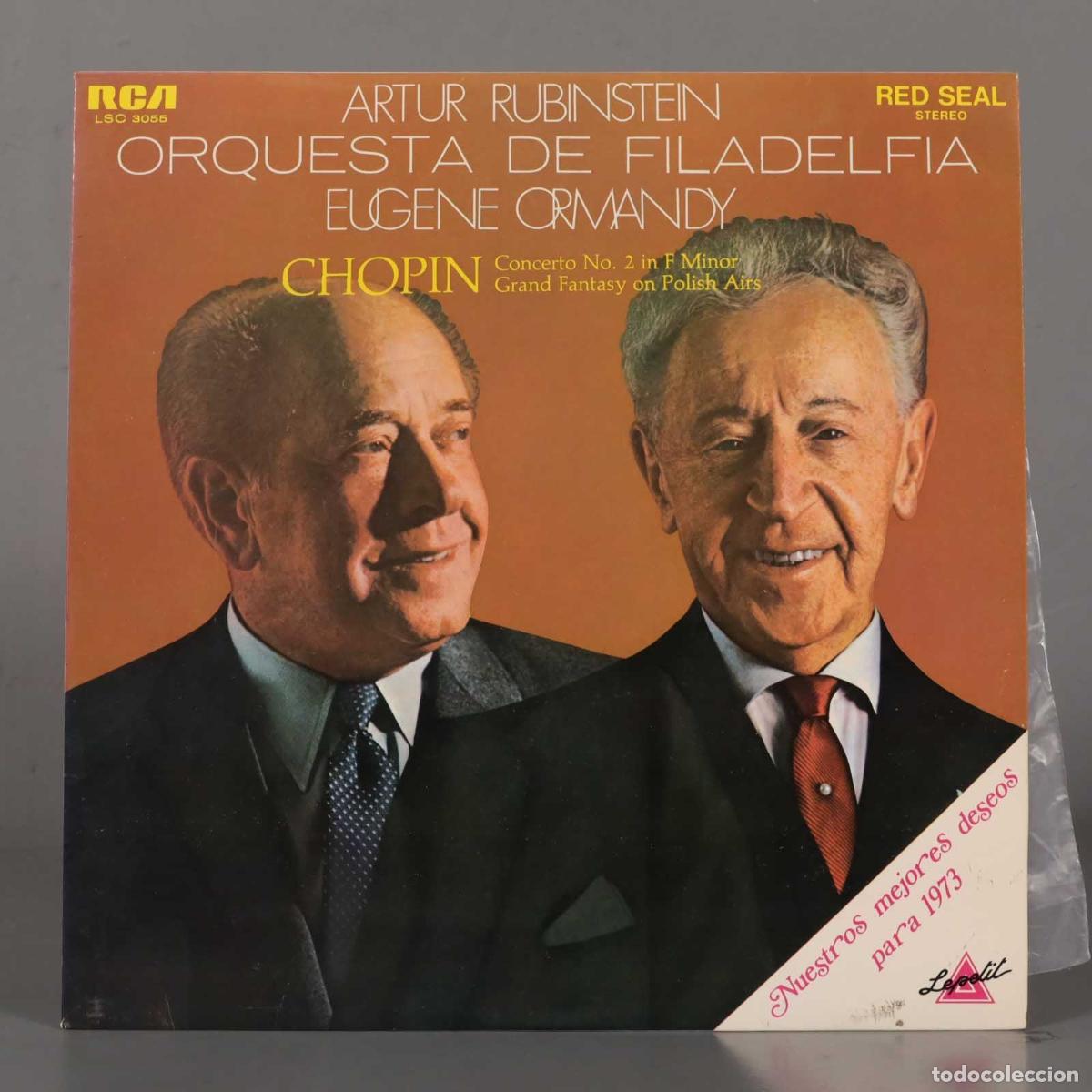 Vinyl-Schallplatten: LP. Ormandy : Chopin &ndash; Concerto No. 2 In F Minor / Grand Fantasy On Polish Airs. Rubinstein