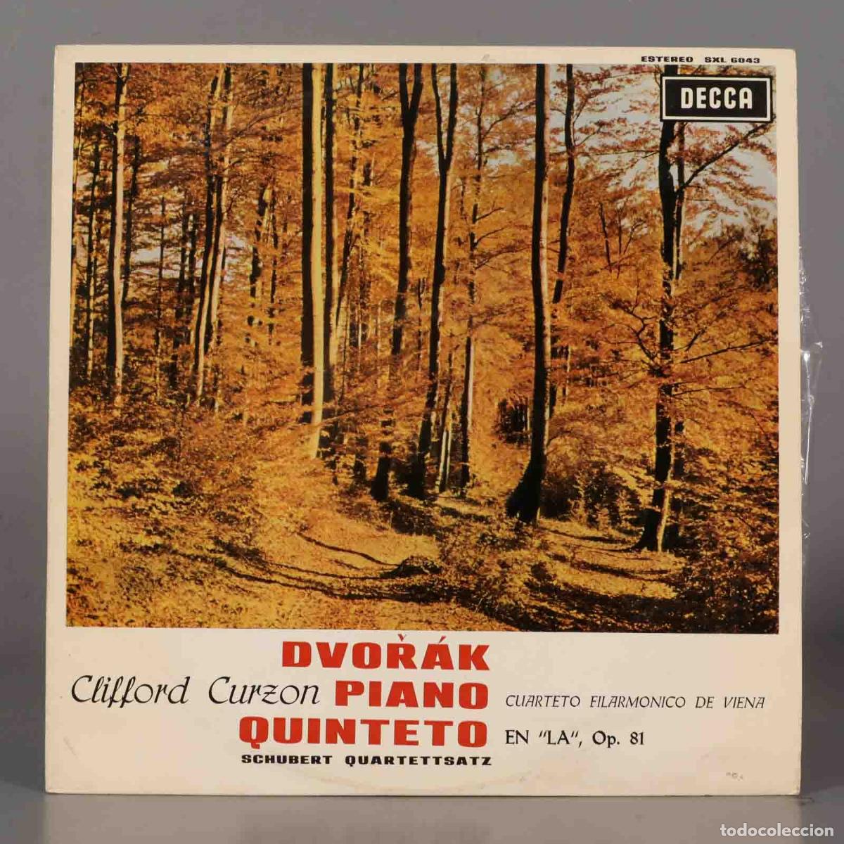 Dischi in vinile: LP. Dvoř&aacute;k, Wiener Philharmonisches Streichquartett, Franz Schubert QUINTETO EN LA OP 81