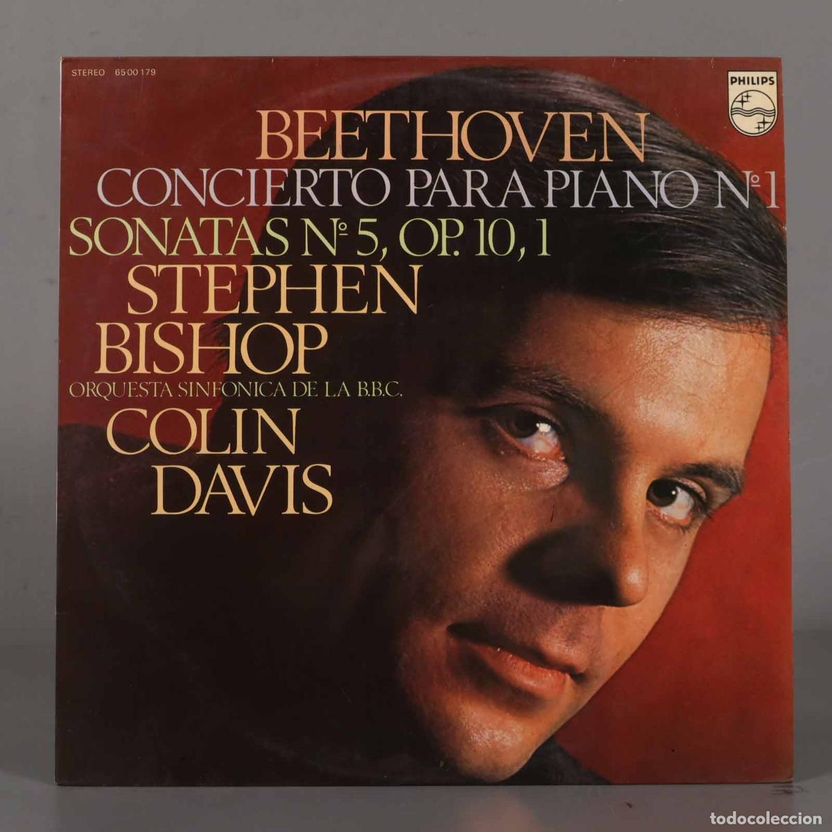 Dischi in vinile: LP. CONCIERTO PARA PIANO 1 SONATAS 5 OP 10, 1. BISHOP DAVIS
