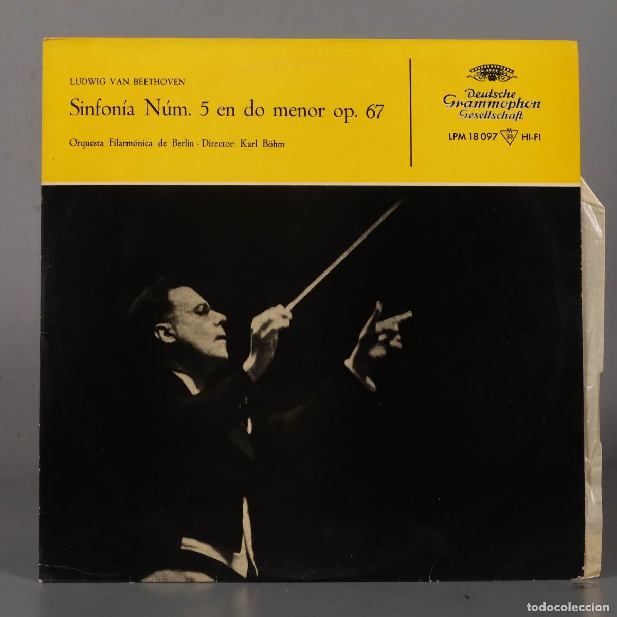 Discos de vinilo: LP. SINFONIA 5 OP 67. BOHM BEETHOVEN - Foto 1