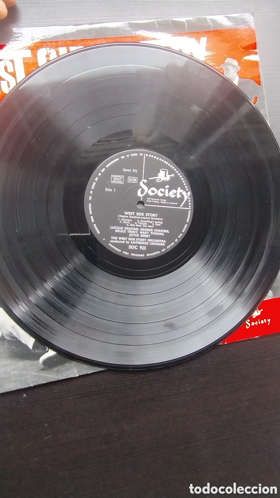 Discos de vinilo: West side story with George chakiris LP - Foto 3