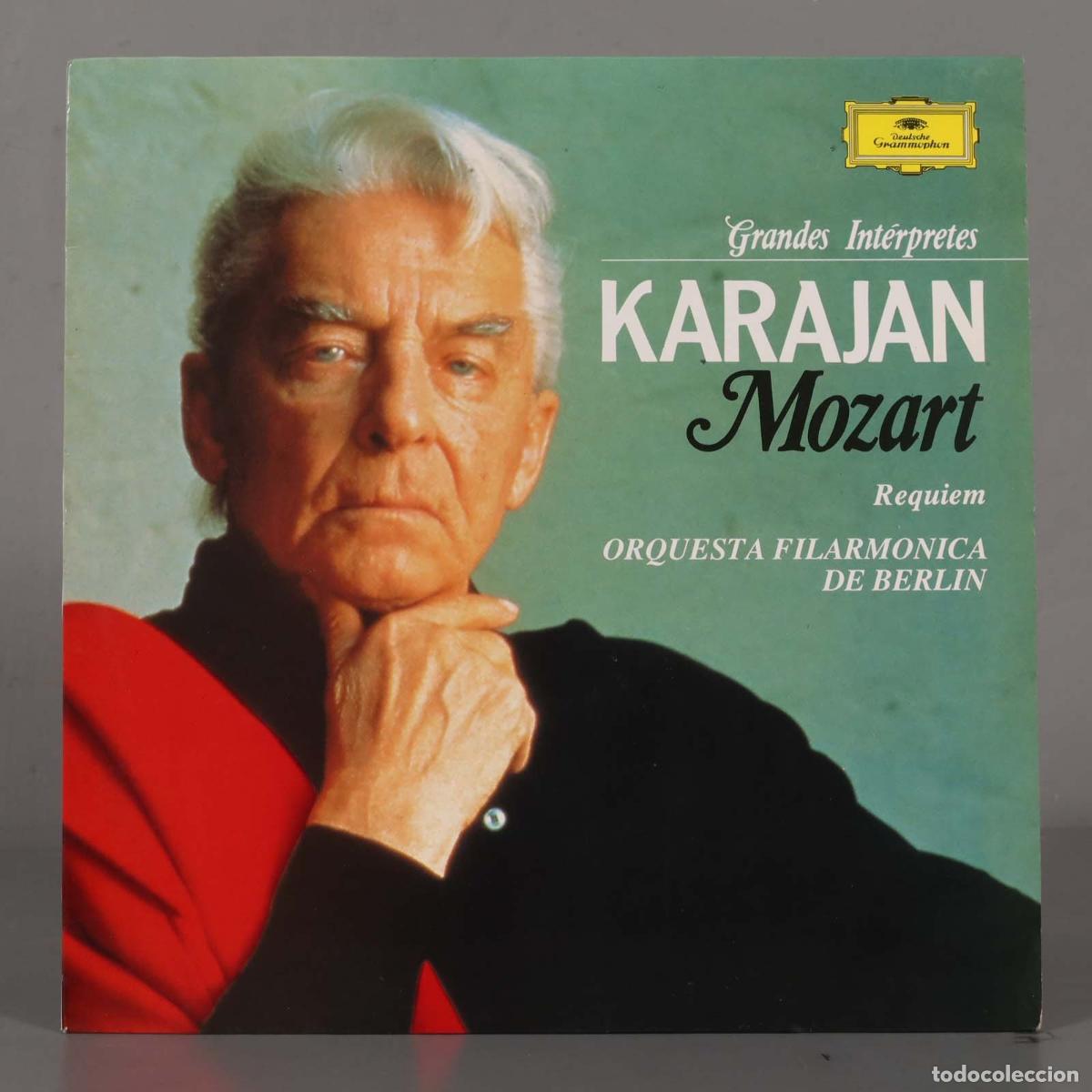 Discos de vinilo: LP. Mozart - Karajan, Orquesta Filarmonica De Berlin &ndash; Requiem