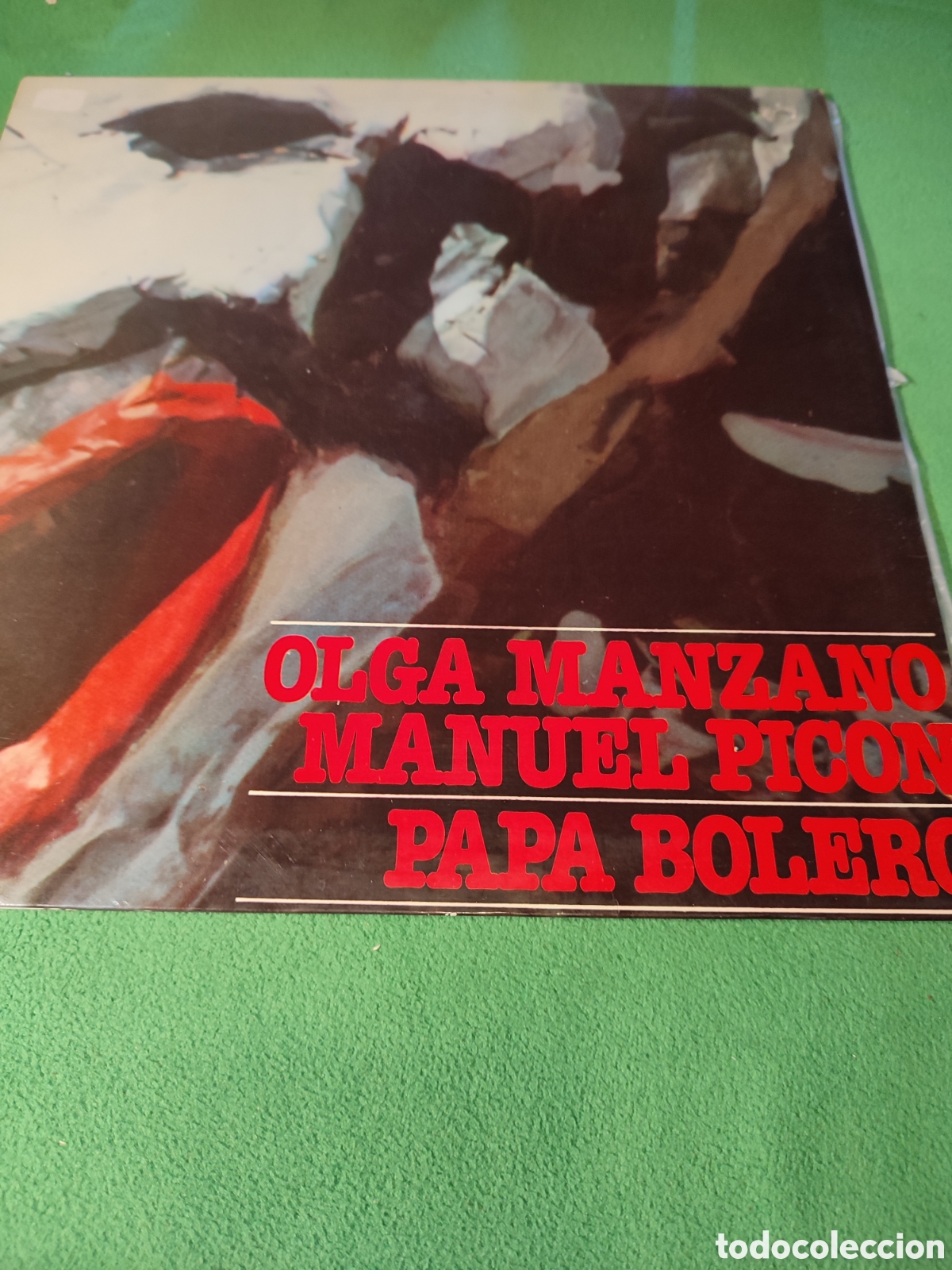 Disques de vinyle: Olga Manzano y Manuel Picon - Papa bolero