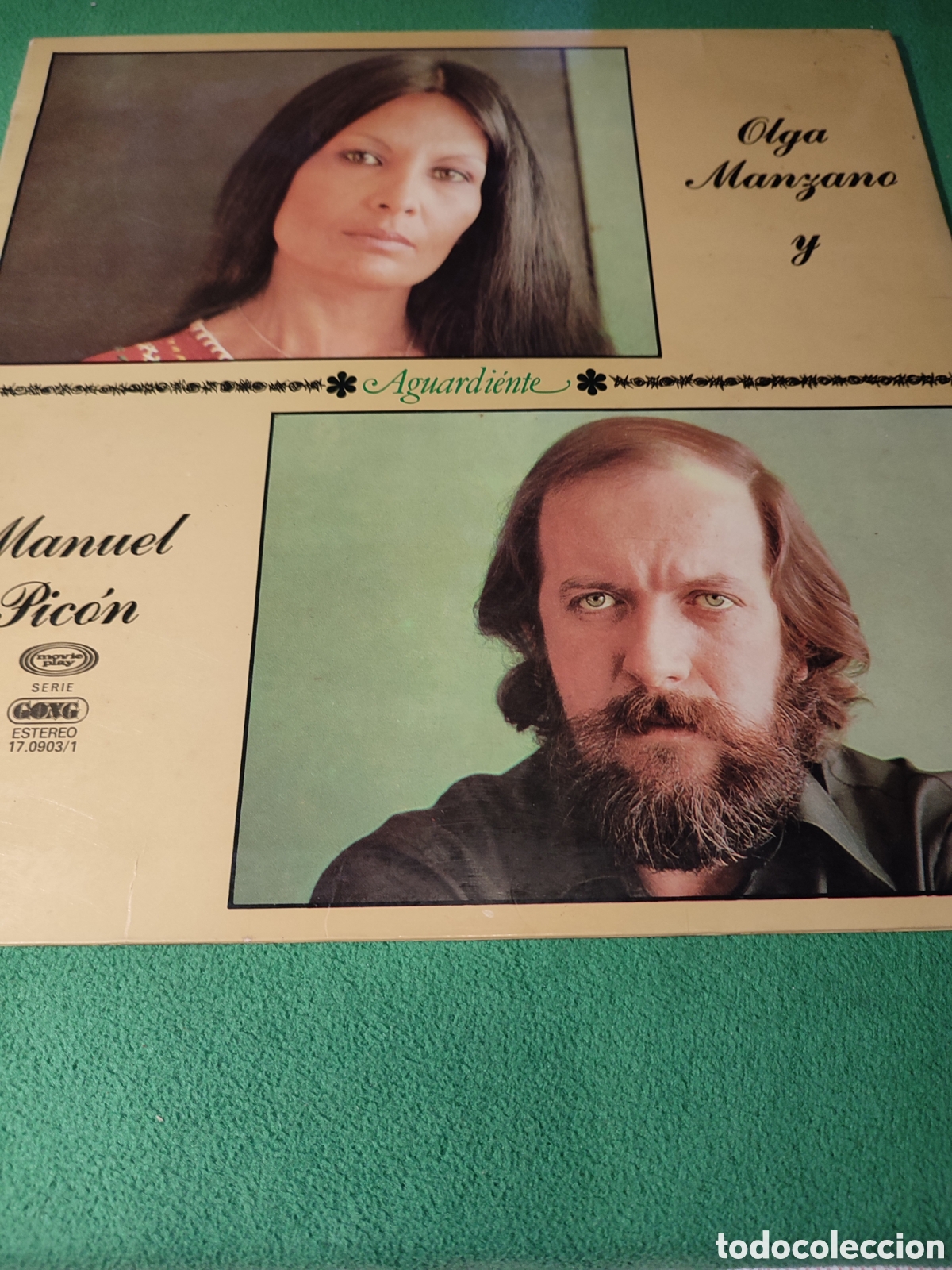 Disques de vinyle: Olga Manzano y Manuel Picon - Aguardiente