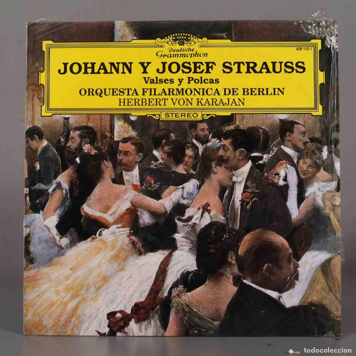 Dischi in vinile: LP. Karajan &ndash; Valses Y Polcas STRAUSS