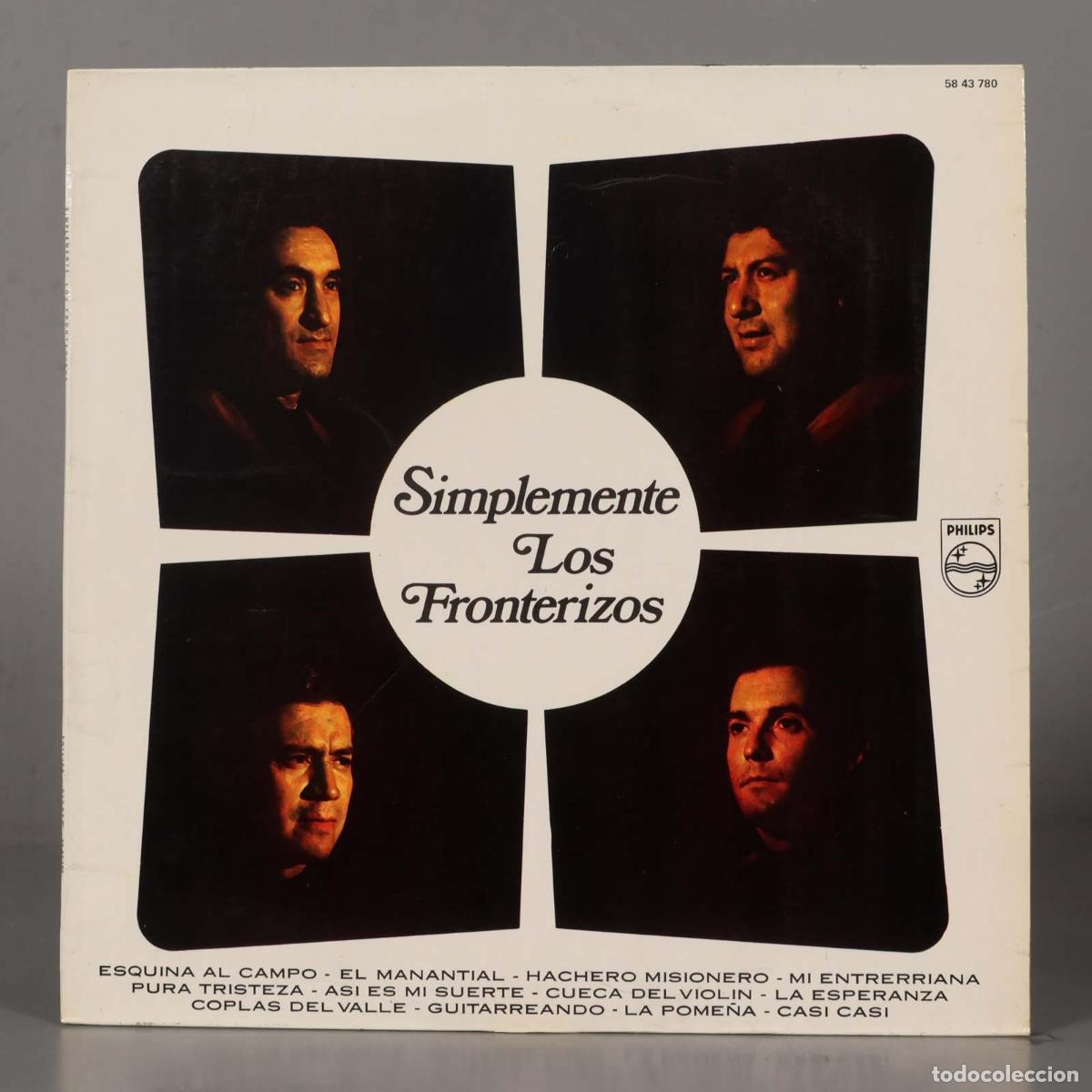 Discos de vinilo: LP. Los Fronterizos &ndash; Simplemente Los Fronterizos - Foto 1