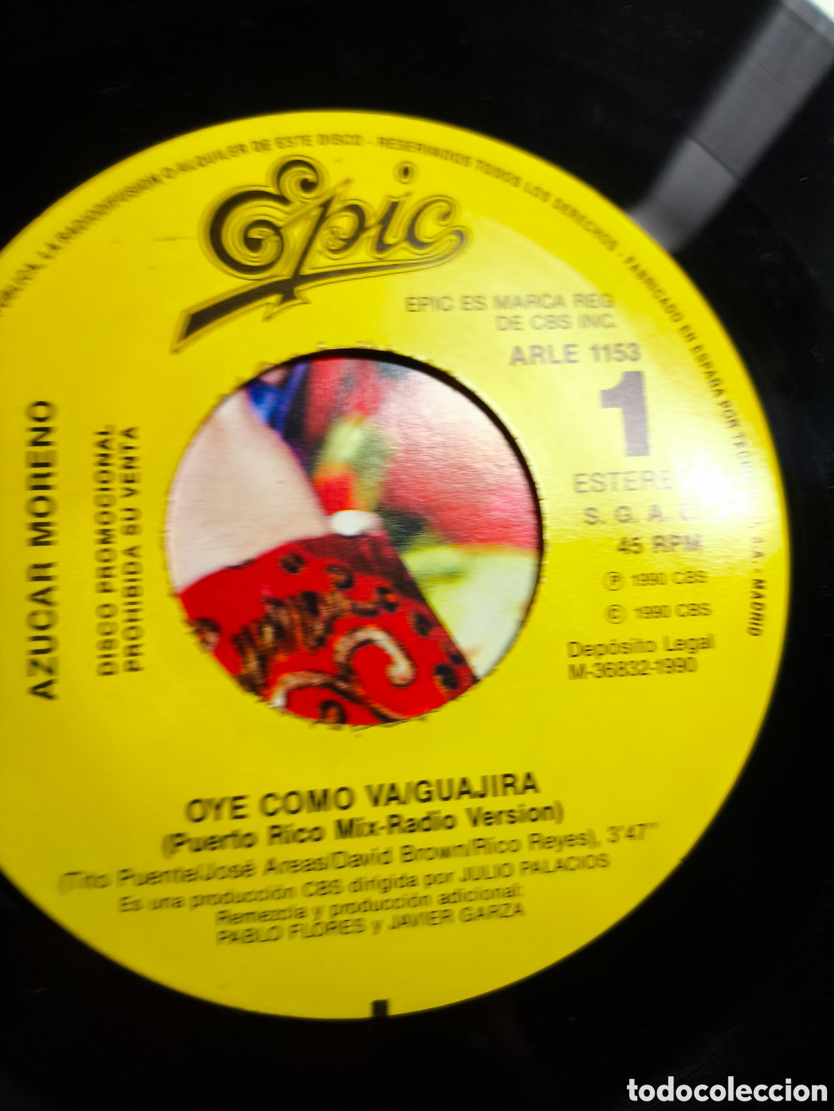 Discos de vinilo: Az&uacute;car moreno.A.n.15.oye comova - Foto 3