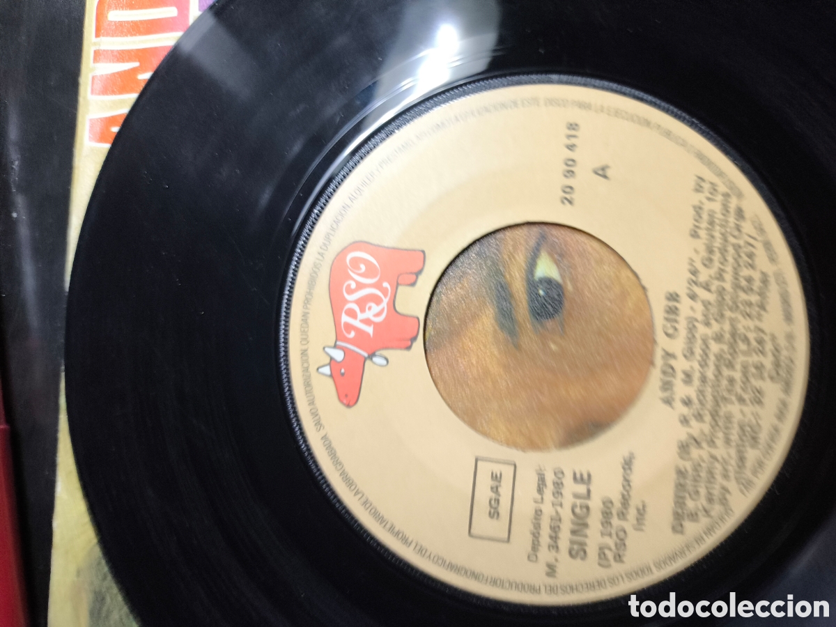 Discos de vinilo: Andy gibb.A.n.12desire - Foto 3