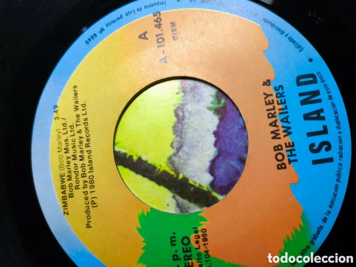 Discos de vinilo: Bob Marley.B.n.15no importa que m&aacute;s da - Foto 3