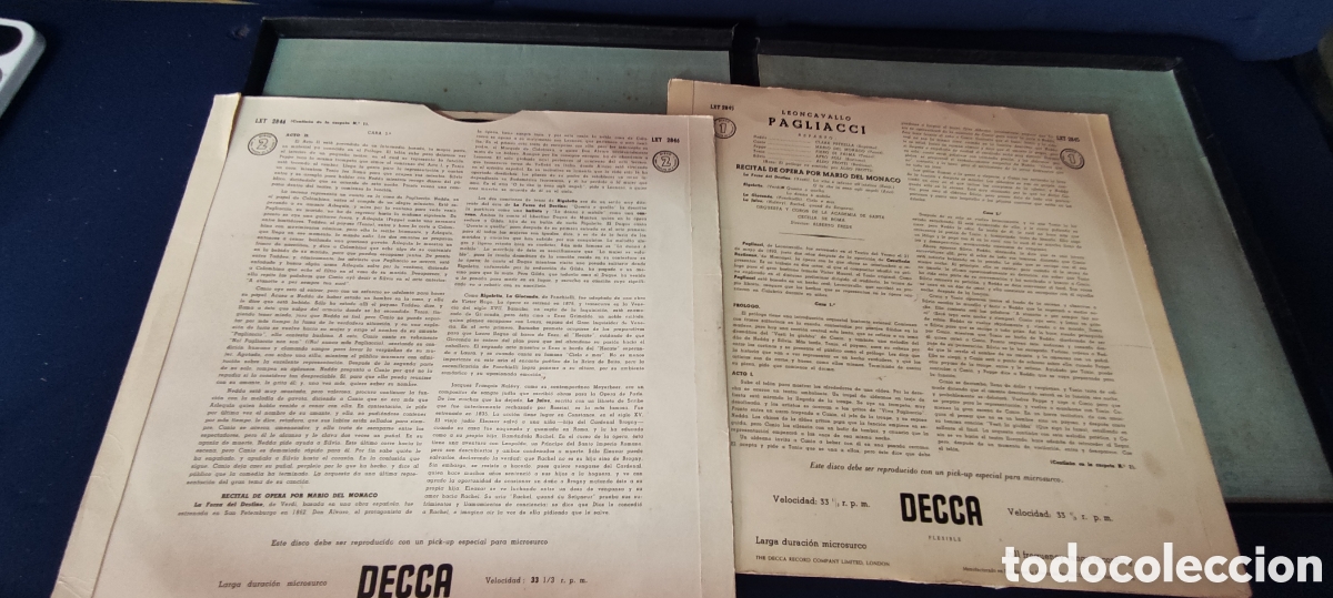 Discos de vinilo: Discos Lps opera Pagliacci - Foto 4
