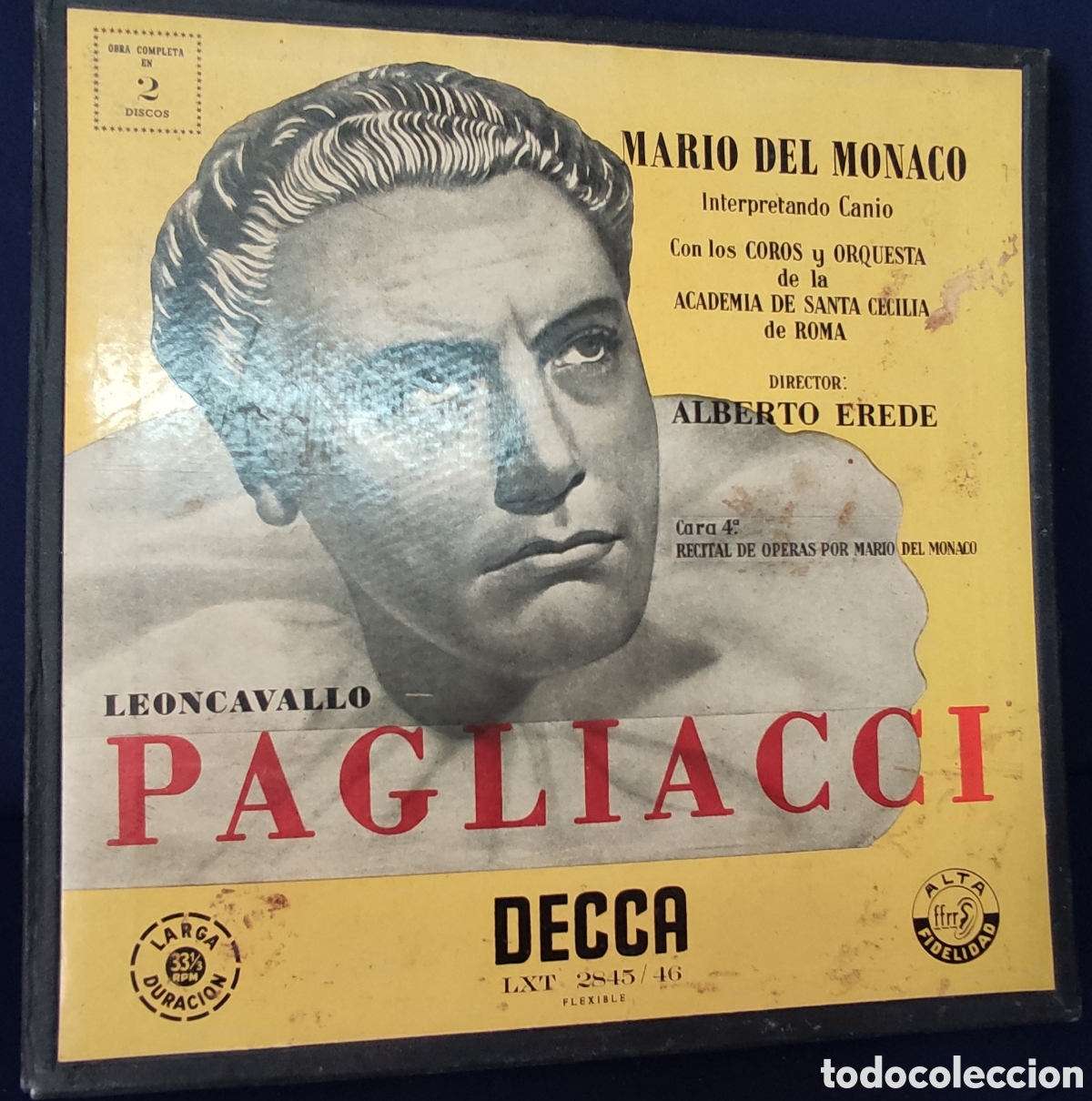 Discos de vinilo: Discos Lps opera Pagliacci - Foto 1