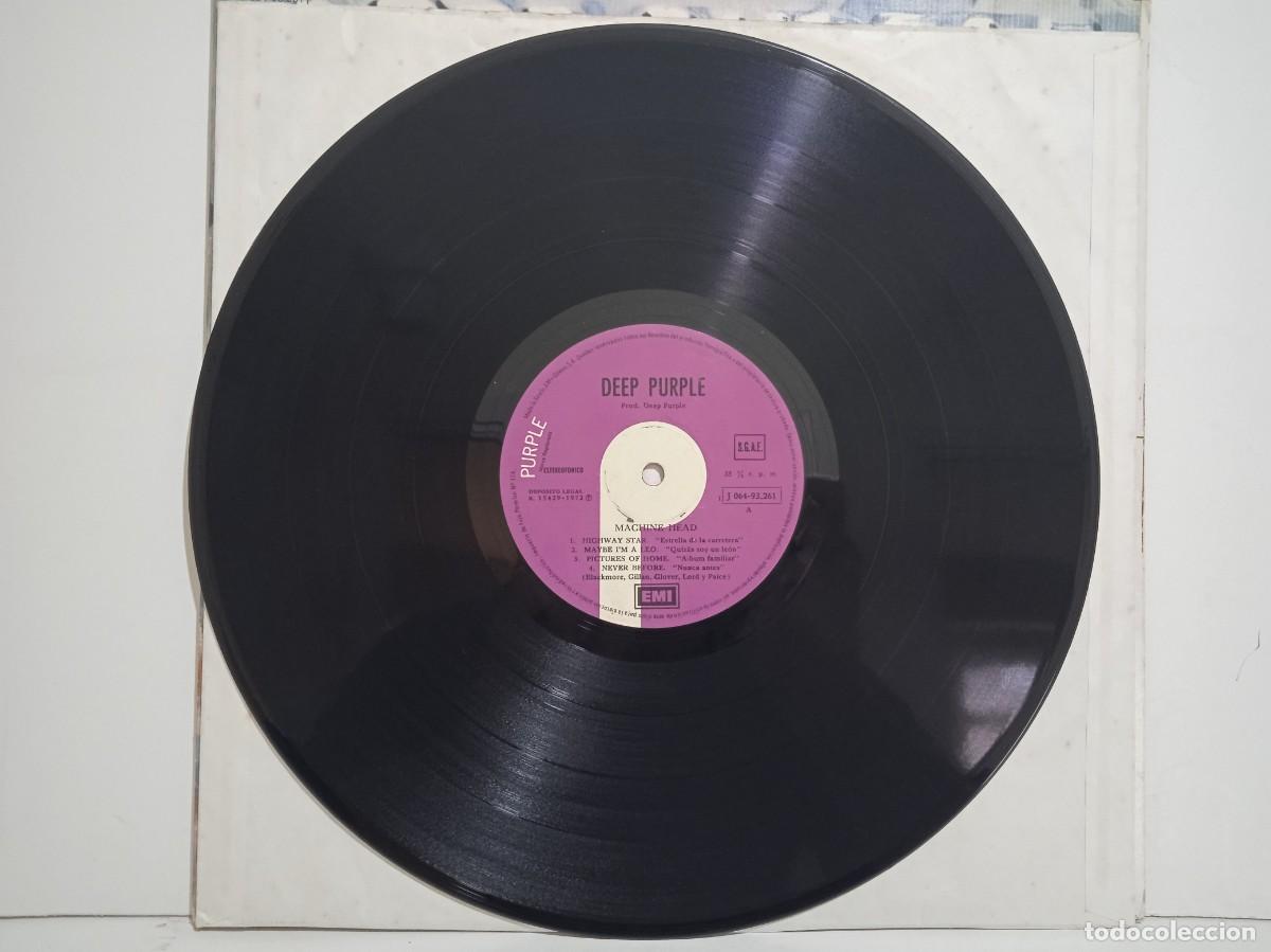 Discos de vinilo: Deep Purple - Machine Head - LP - Gatefold - 1972 - Ed. Espa&ntilde;ola - Foto 4