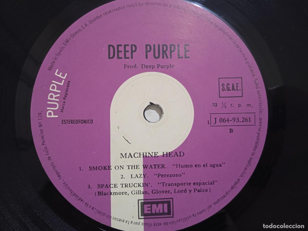 Discos de vinilo: Deep Purple - Machine Head - LP - Gatefold - 1972 - Ed. Espa&ntilde;ola - Foto 7
