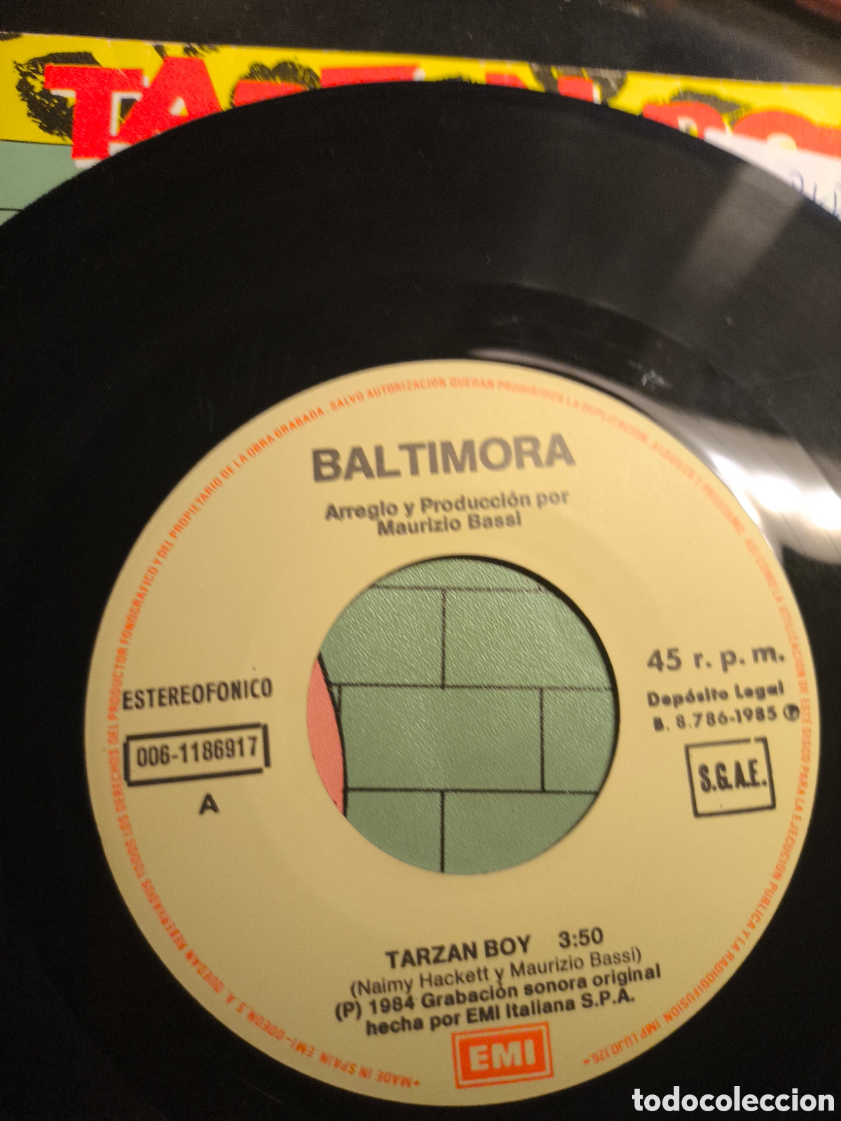 Discos de vinilo: Baltimora.B,n,18=tarzanboy - Foto 3