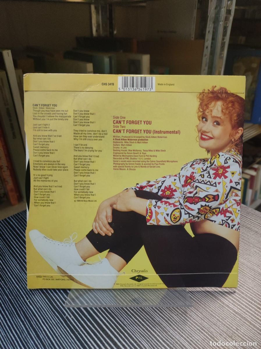 Discos de vinilo: Sonia &ndash; Cant Forget You - Foto 2