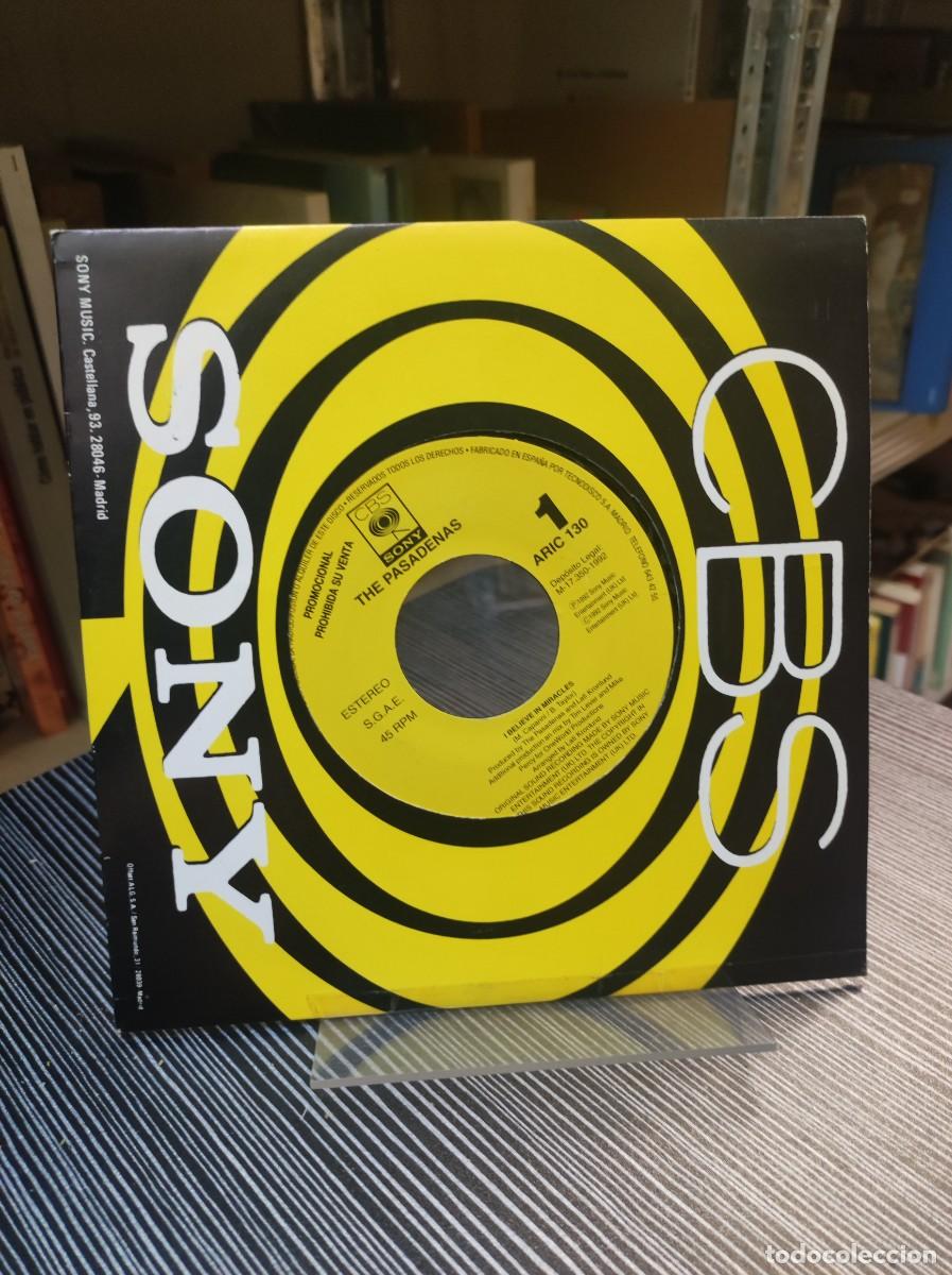 Discos de vinilo: THE PASADENAS I BELIEVE IN MIRACLES - Foto 1