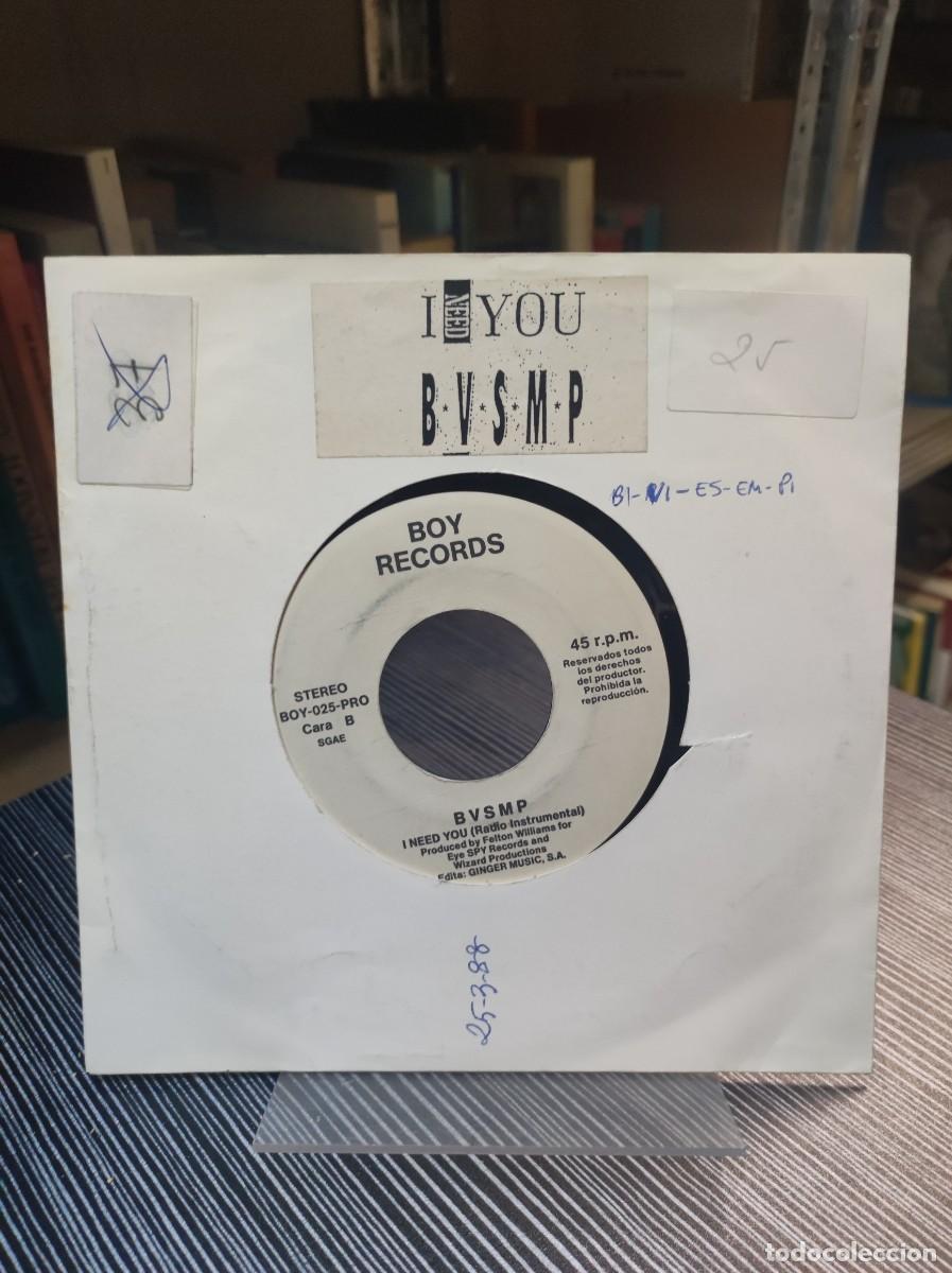 Discos de vinilo: BVSMP I NEED YOU BOY RECORDS - Foto 1
