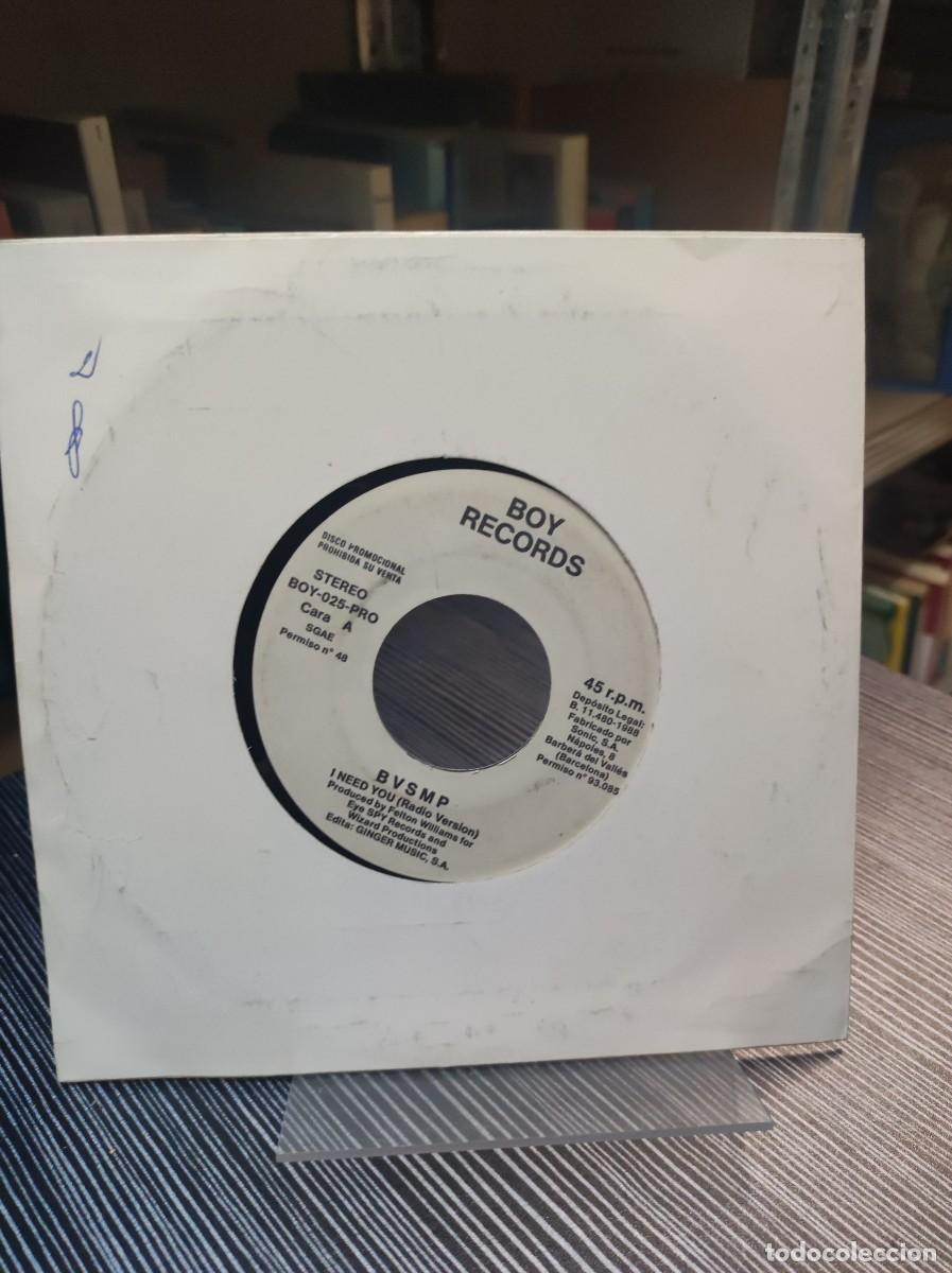Discos de vinilo: BVSMP I NEED YOU BOY RECORDS - Foto 2