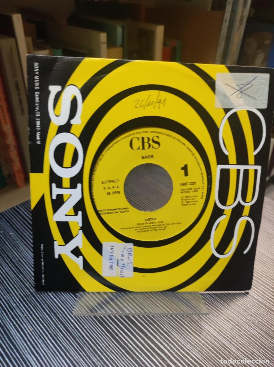 Discos de vinilo: BROS - SISTER CBS SONY - Foto 1